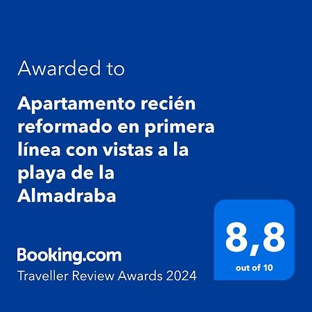 Apartamento Recien Reformado En Primera Linea Con Vistas A La Playa De La Almadraba Benicàssim Εξωτερικό φωτογραφία